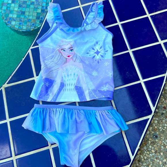 Disney Other - Disney, Frozen II, Purple, 2-piece, Swimsuit, Size 6